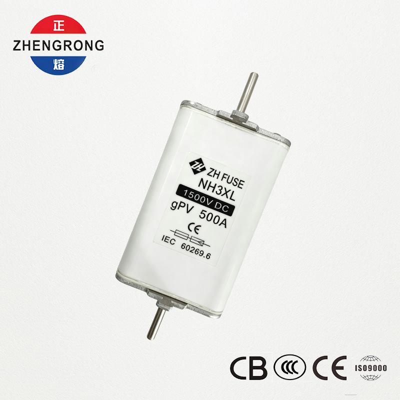 NH3XL 500A 1500 В постоянного тока gPV Фотоэлектрический предохранитель — сертифицирован IEC 60269.6