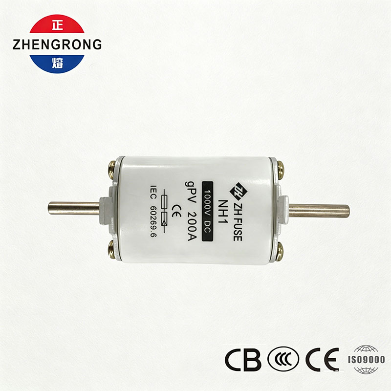 Фотоэлектрический предохранитель постоянного тока NH1 200 А 1000 В | CE и IEC 60269.6 одобрены для солнечных батарей