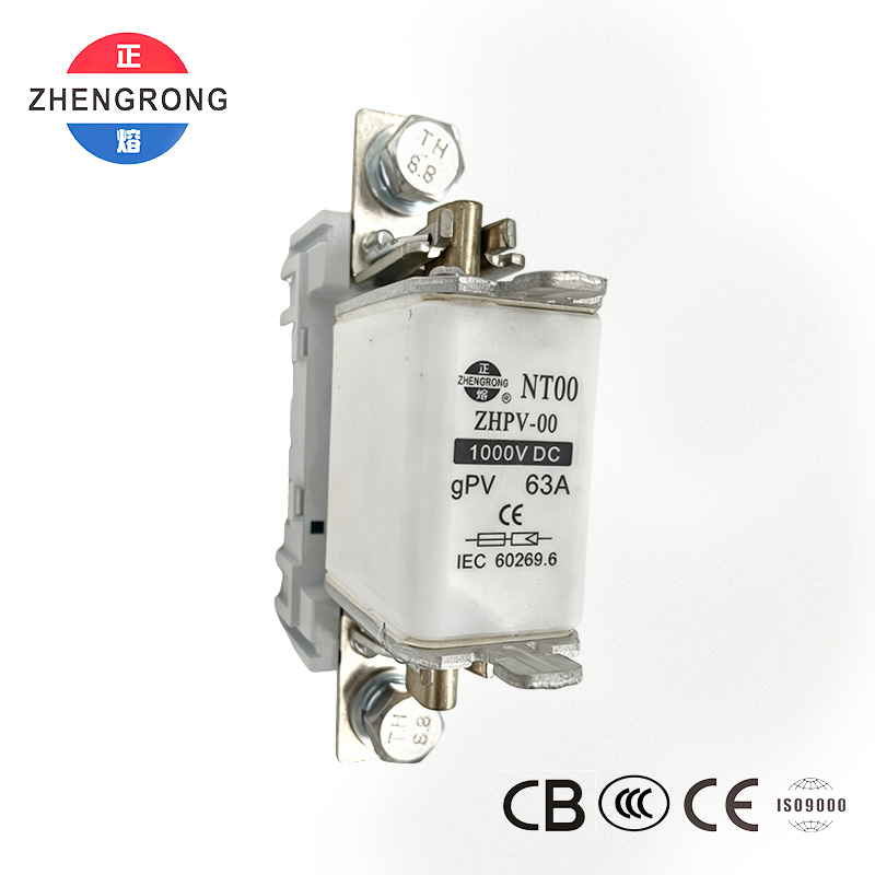 ZHPV-00 63A 1000 В постоянного тока Фотоэлектрический защитный предохранитель - сертифицирован CE